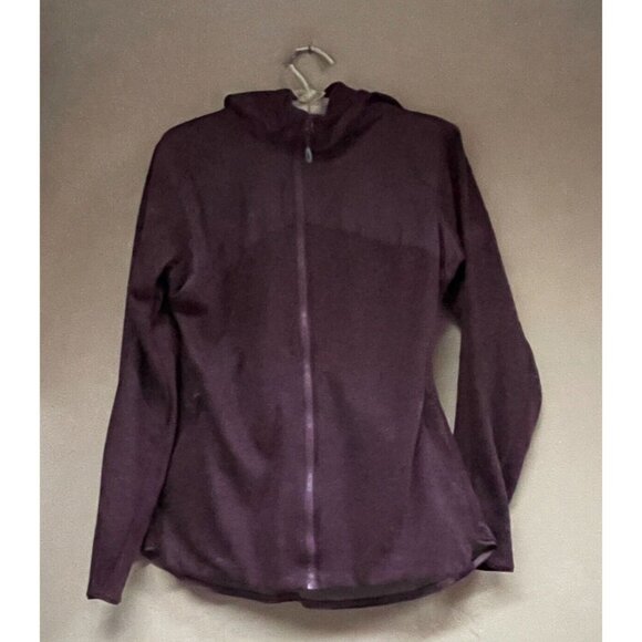 Mammut Swiss Design Womens Zip Up Hoodie Jacket Small Purple Zip Pockets Outdoor - Picture 1 of 10